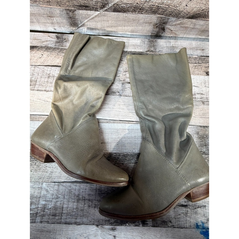 Vintage Made‎ in Brazil Women Leather Boots Size 5.5